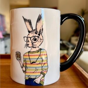 Hipster Rabbit Coffee Mug 
Signature Housewares Inc. 
16.5 oz. NEW